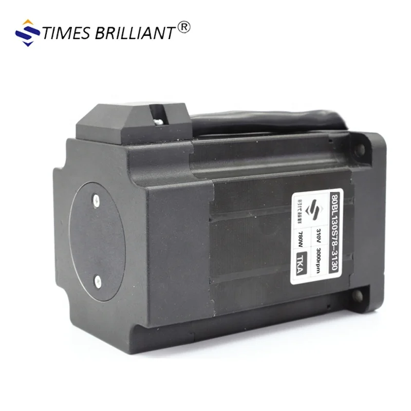 China 86MM wide 780W High power BLDC motor 3000PM 310V Permanent Magnet brushless dc motor with 220V controller kit