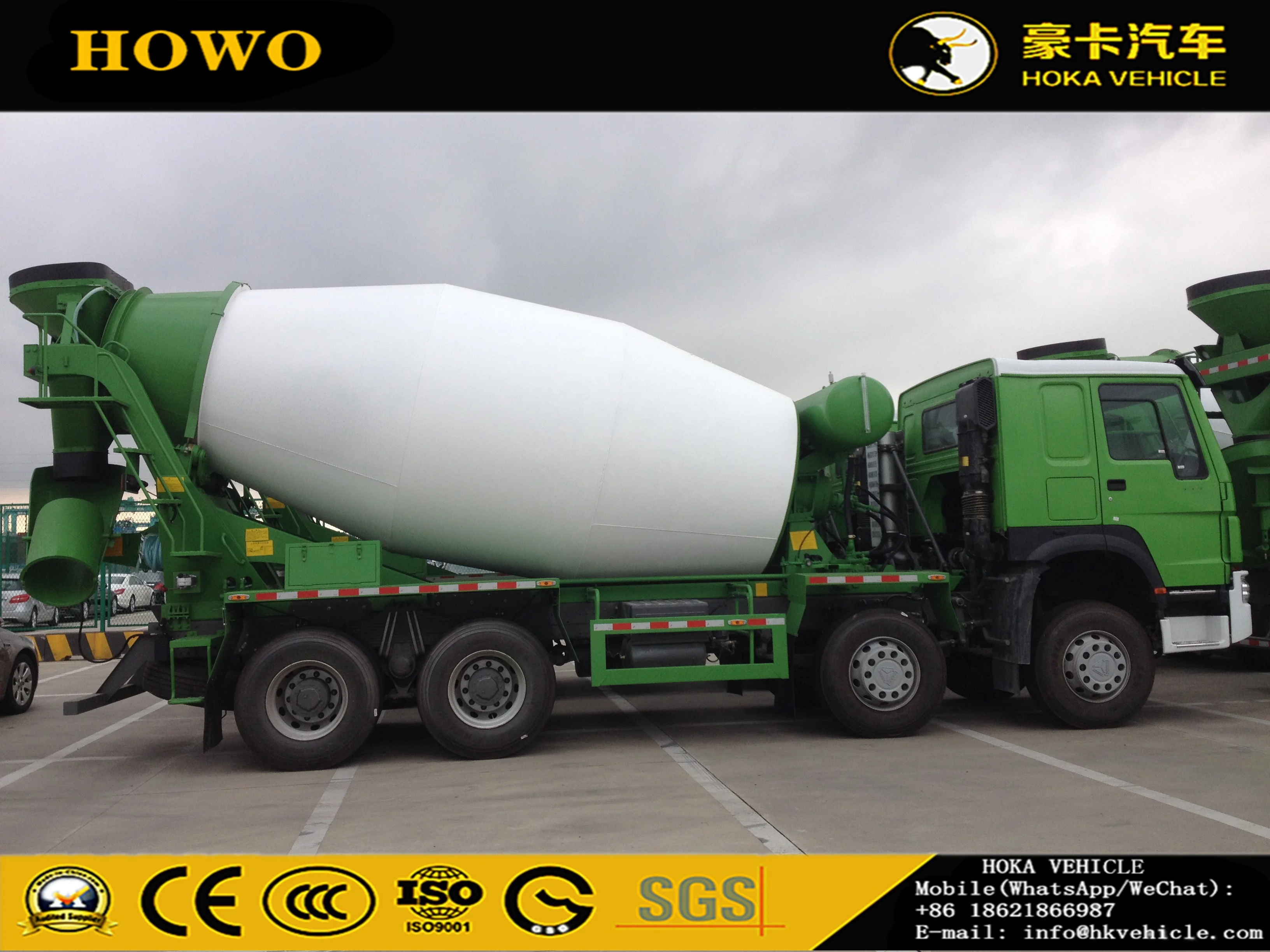 SINOTRUK HOWO 8X4 371HP 14CBM Бетономешалка для правшей