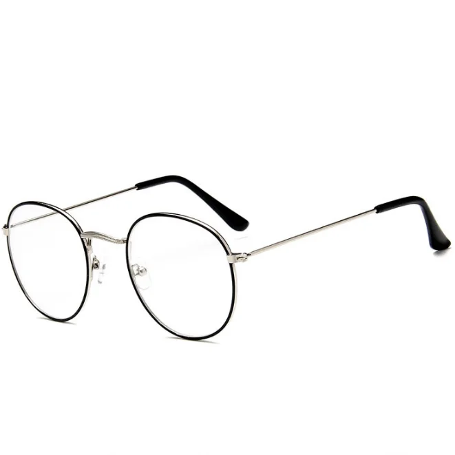 Men Women Anti Blue Ray Eyewear Blue Light Blocking Optical Eye Spectacle UV Blocking Gaming Round Eyeglasses