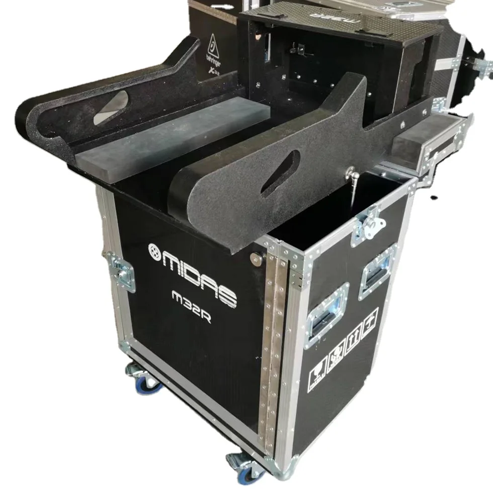 M32R flight case Flight Hydraulic Flip DJ Road Case for Midas M32R Mixer