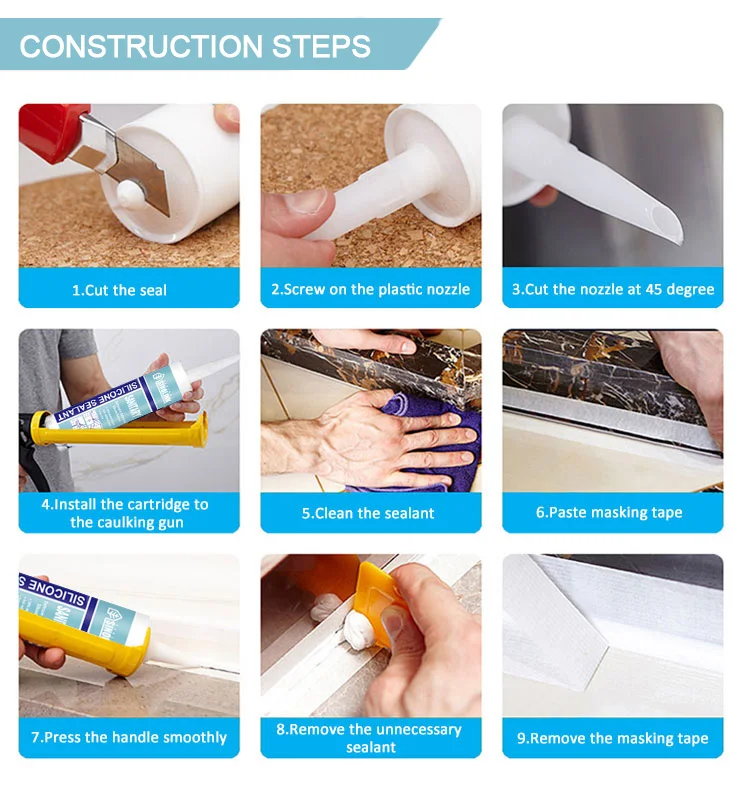 Manufacturer OEM Water Spray 789 Structural Glass Bonding Glue Structural Adhesive Silicone Silicon Sealant For Sealing