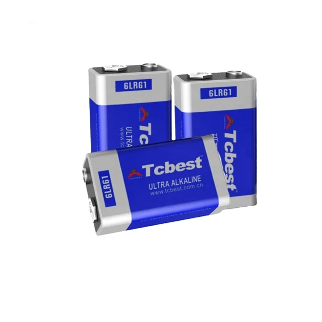 Wholesale High Quality 6LR61 Dry Cell 9V Primary Alkaline Battery for Wireless Microphone