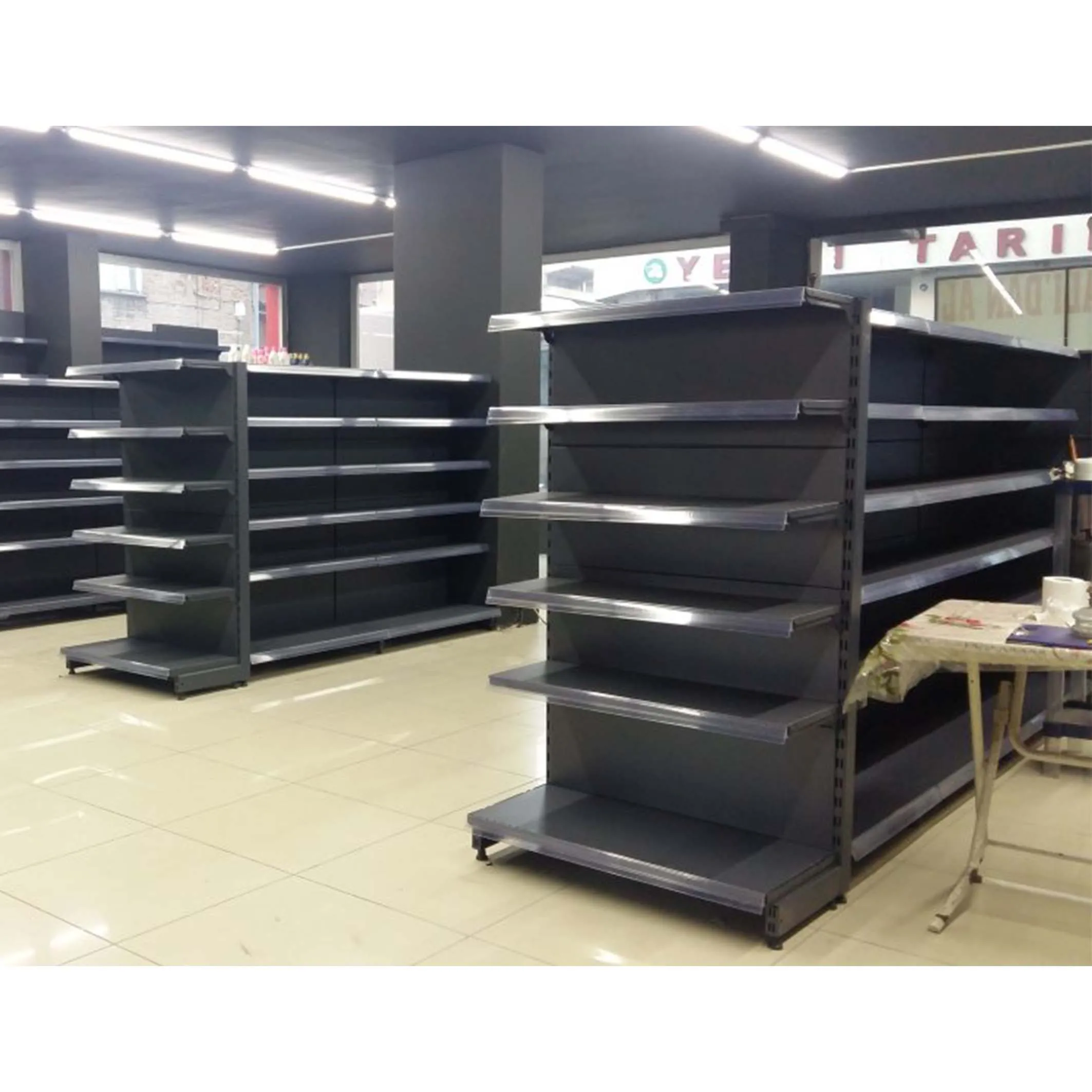Manufacturer Metal Retail Shelf Display Supermarket Gondola Shelving Rack Shelves For Retail Store Price