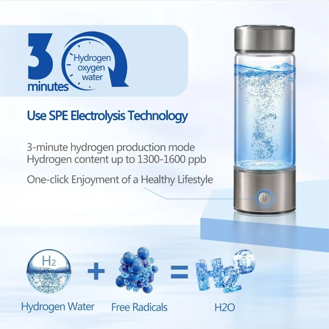Wholesale 2024 Hydrogen Water Generators New Technology Hydrogen-Rich Ionizer Cup Smart Drinkware for Electrolysis Water