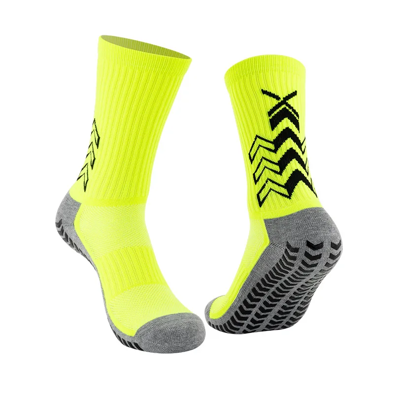 Custom logo design High quality soccer Socks for men Compression football Grip Crew Socks anti slip socks
