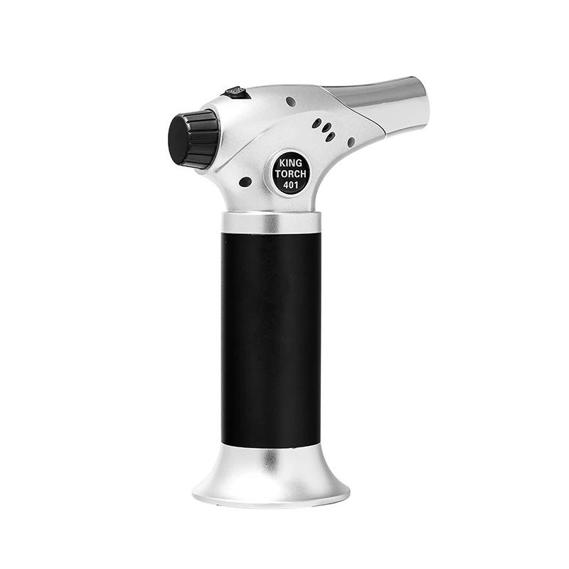 Custom windproof BBQ jet gas blow torch lighter butane gun metal cigar lighter