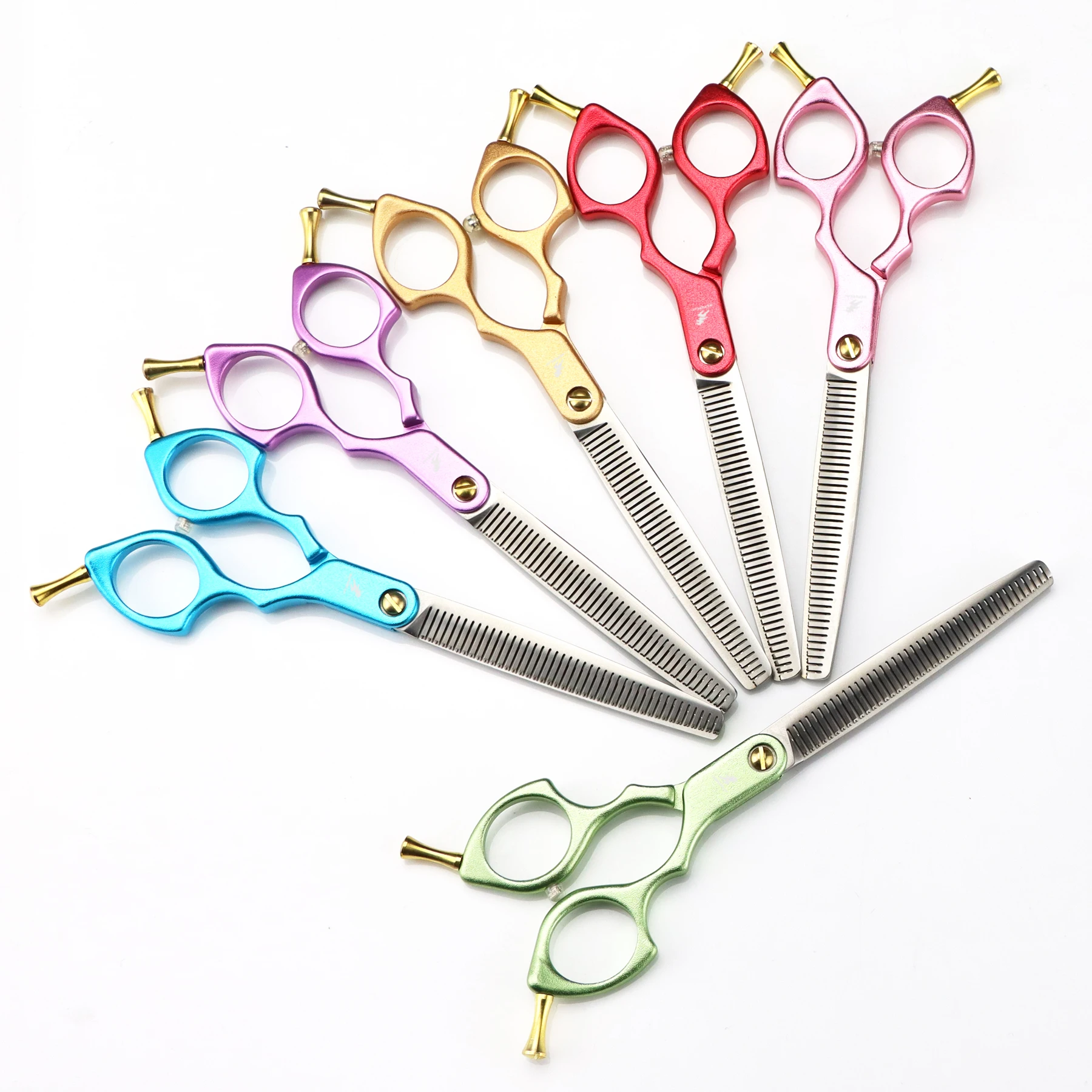 Профессиональные ножницы для ухода за питомцами MDZ 02 из авиационного алюминия, 6,5 дюйма