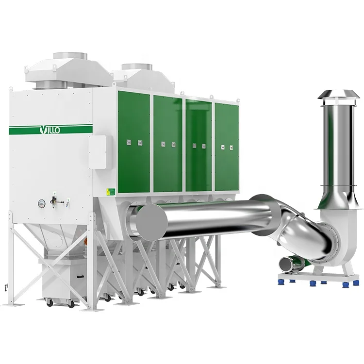 VILLO Hardware Factory Metal Working Industrial Central Dust Control Fume Extraction System