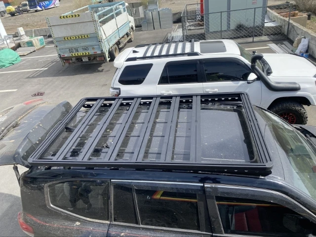 Factory Price 4x4 offroad Roof Rack for Toyota land cruiser LC300 accessories Roof Luggage Rack