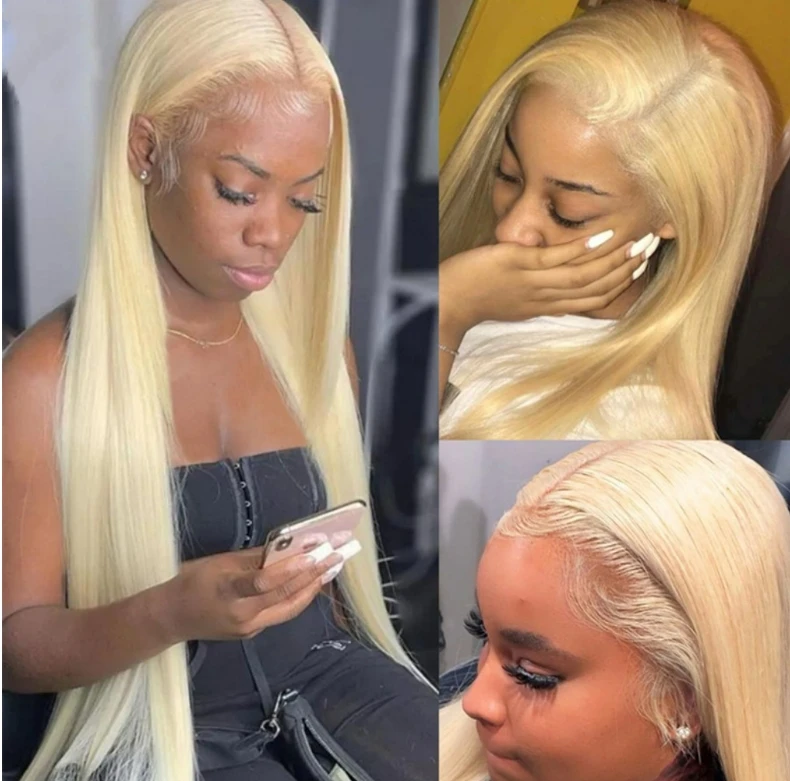 13*4 headgear 613 color front lace can be customized real person wig manufacturer straight hair wigs for black women