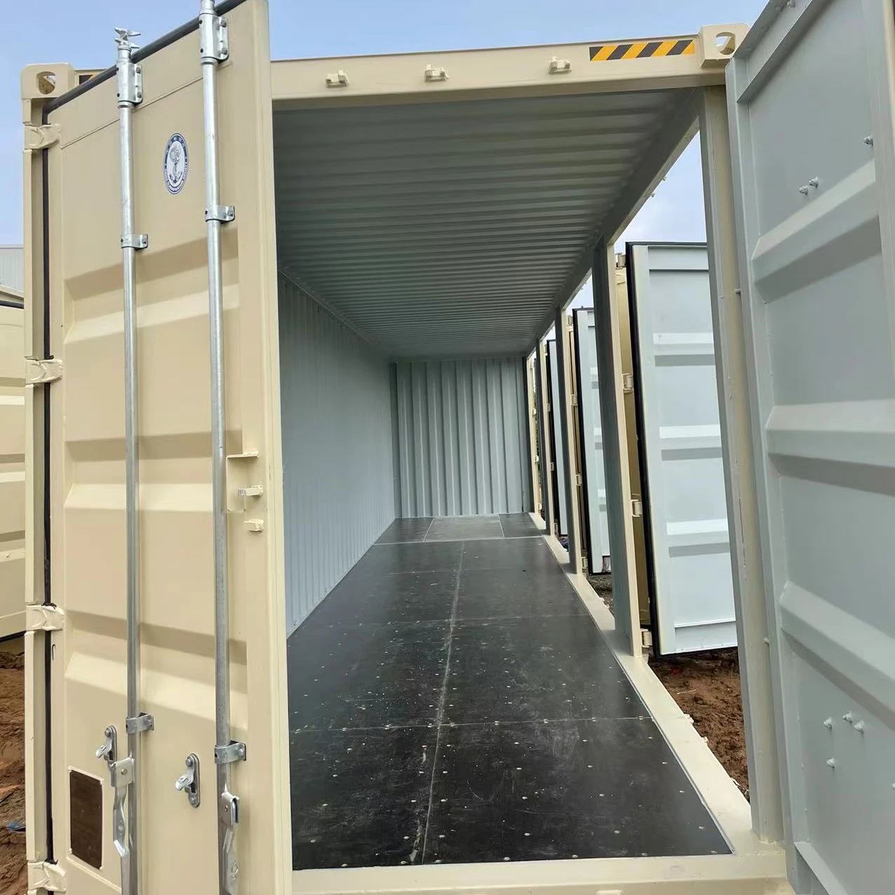 40HC OS open side with 4 doors high cube Standard oversea cargo shipping and transit dry container