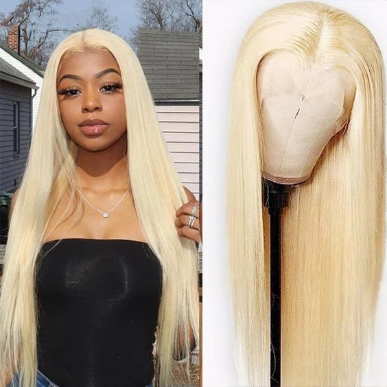 30 Inch Long Wigs Raw Virgin Indian Hair 613 Blonde Human Hair Wigs Full Lace Wig