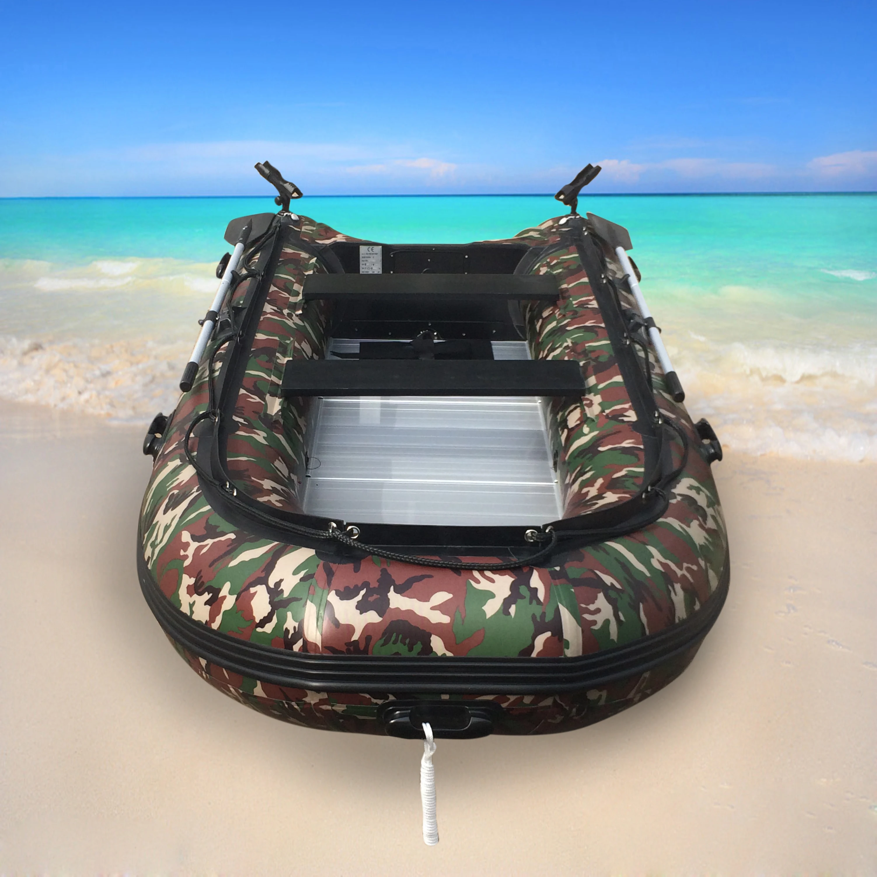 GTS 330 PVC Inflatable sport fishing boat camo small boats