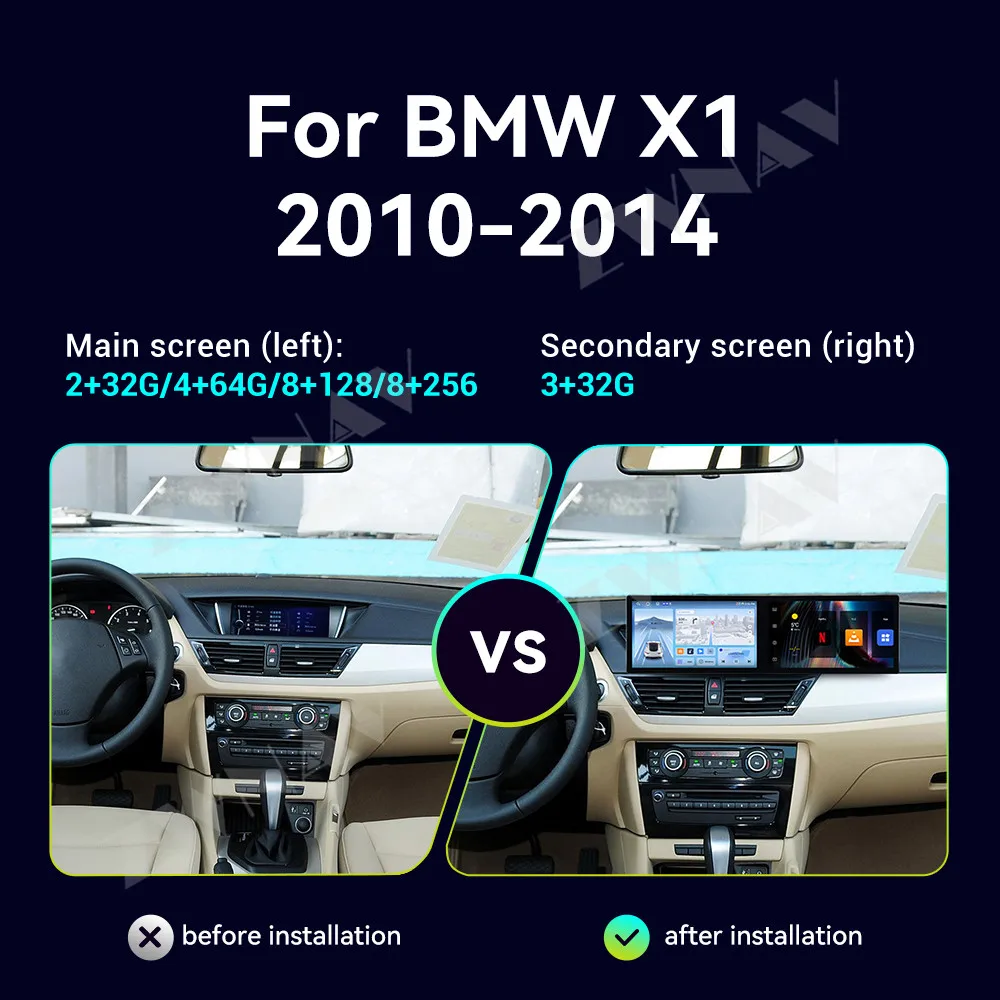 ZWNAV 11.5 Inch Wireless Carplay For BMW X1 2010-2014 Car Radio GPS Navigation Multimedia Video Player DVD Player