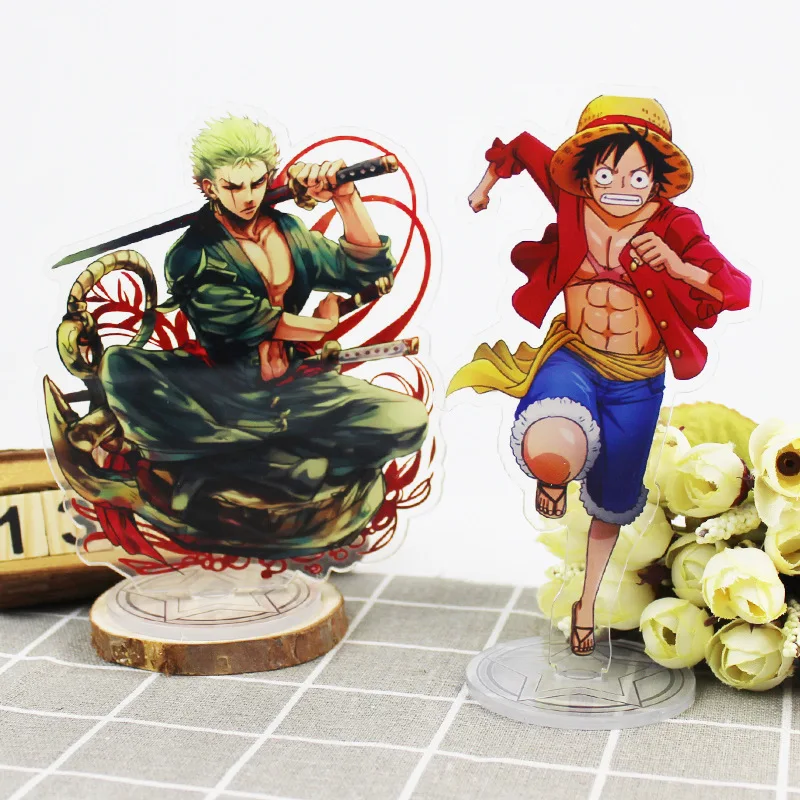 Anime Nami Zoro Acrylic Stand Model Cosplay Anime Luffy Ace Stand Figure Decoration Action Figure DIY Collectible Toys Gift