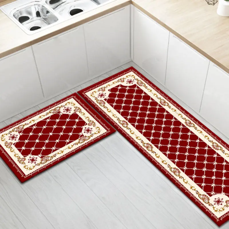 3d Digital Printing Customized Non-slip Shower Door Mats Washable Waterproof Oil-proof Kitchen Anti-fatigue Floor Mat