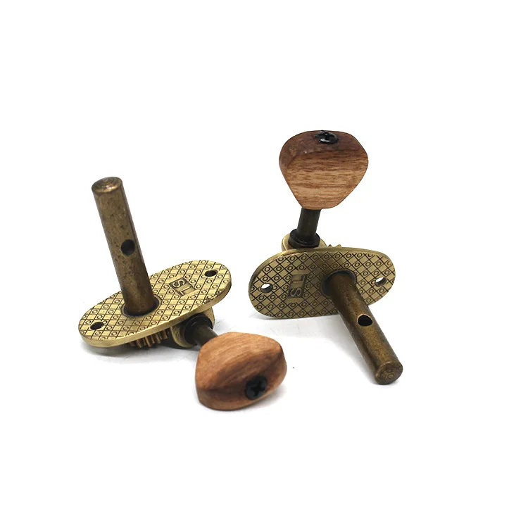Simple Small Acoustic Guitar Ukulele Tuning Pegs Heavy Metal Automatic Tuning Pegs Guitar Parts
