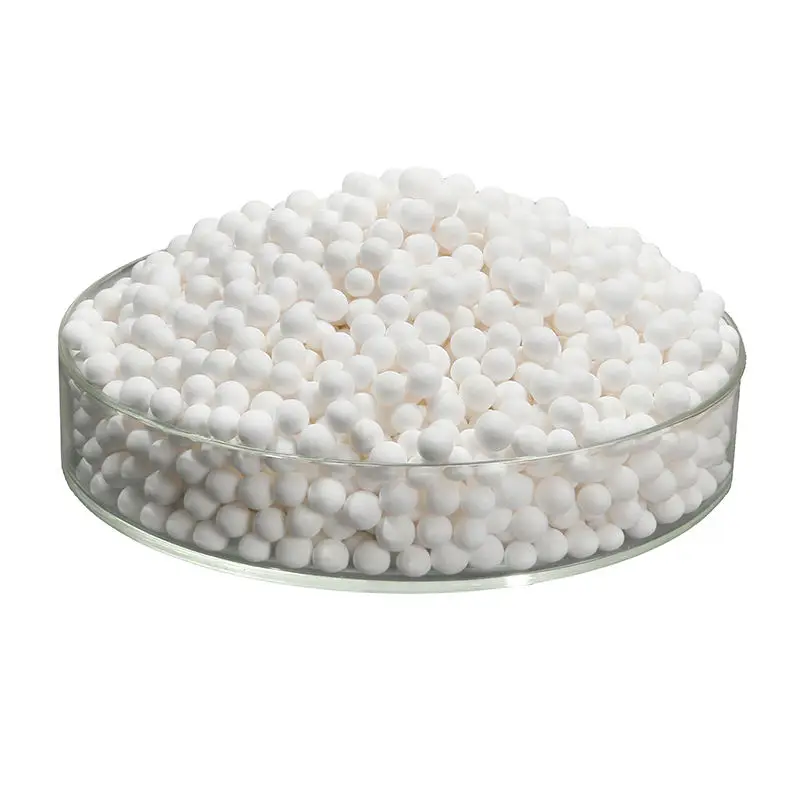 5-7mm Adsorbent Desiccant Alumina Ball Activated Alumina Used For Catalyst Carrier
