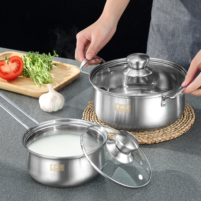 
Factory supply attractive price in stock pots cooking ceramic cookware set 