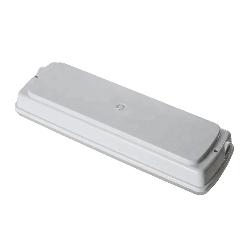 Long endurance IP65 Waterproof Emergency LED Light 6 pcs 5730 SMD LED 3 hours Operation Fire-Retardant ABS Casing customization