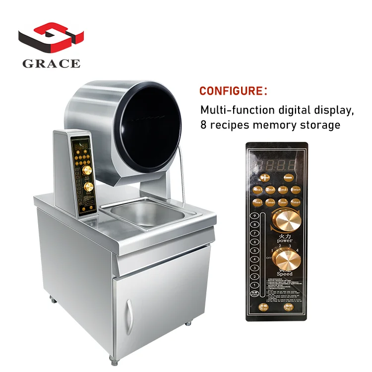 industrial rice cooking stainless steel sugar cooking high quality vertical commercial electric 360 automatic cooking machine