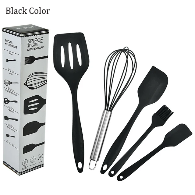 5 pcs silicone kitchen brushes