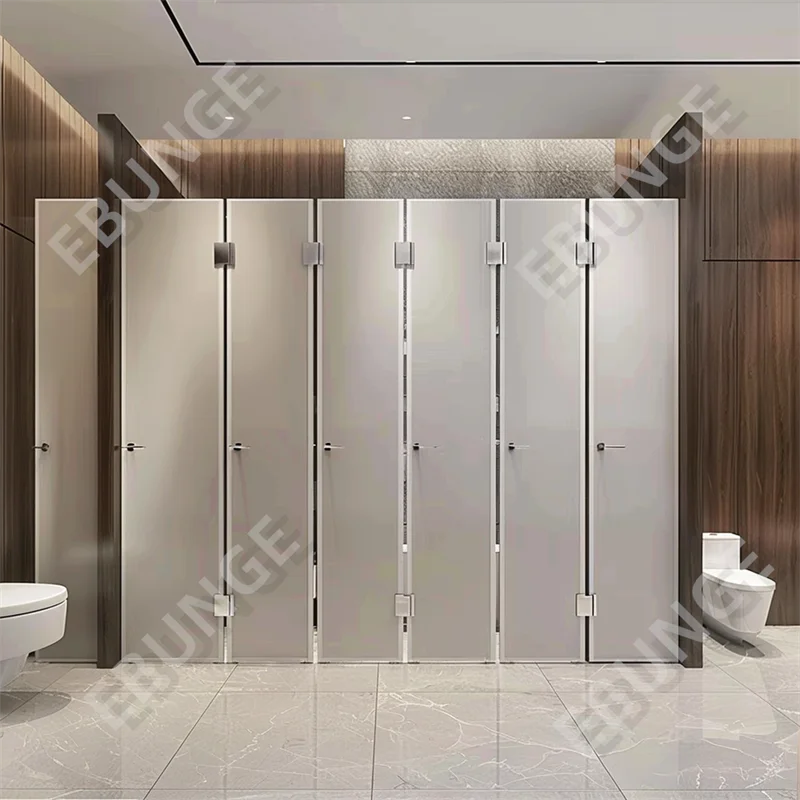 Toilet Cubicle Modular Wood Bathroom Partitions Toilet Phenolic Cubicle Compact Board
