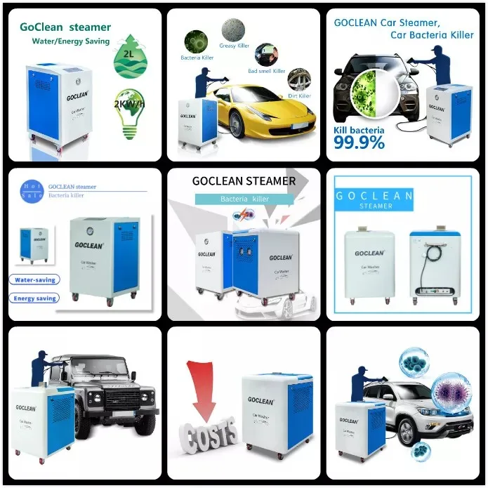 2022 New Mobile Steam Car Cleaner Self-Service Vehicle Washing Machine Automatic High Pressure Water Pump Steam Car Wash Machine
