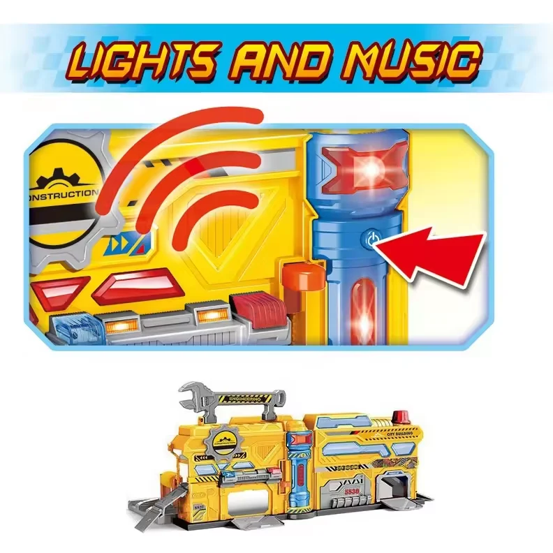 pretend play engineering construction repair shops toy car washing station vehicle repair and maintenance factory play set