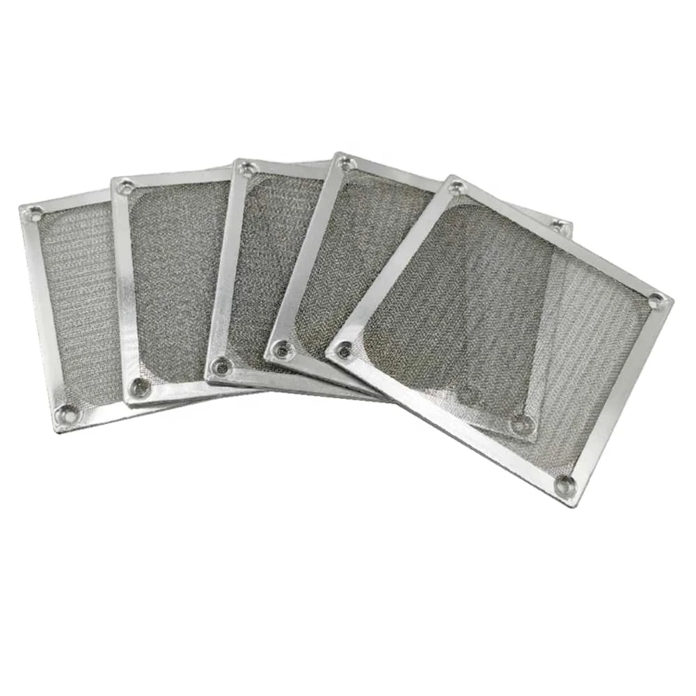 Stainless steel Metal Cooling Fan Grill Cover Radiating Protective Cover Net Filter Guard 120mm Fan Net