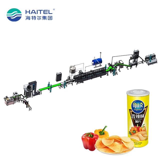 High quality automatic pringles potato chips production line processing machine price