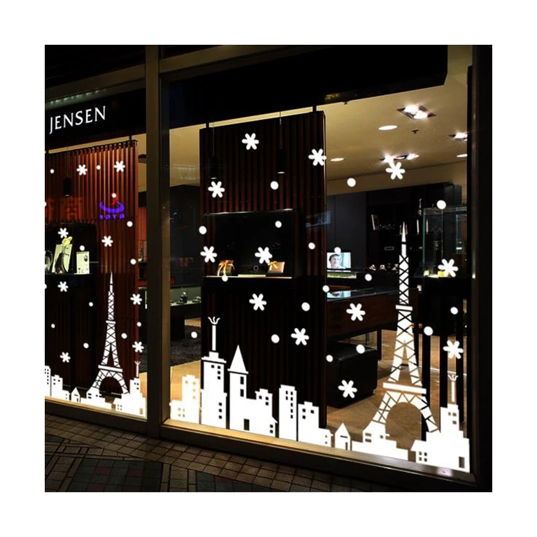 Лидер продаж, гарантированное качество, виниловые стеклянные УФ-наклейки с индивидуальным принтом, наклейки с логотипом