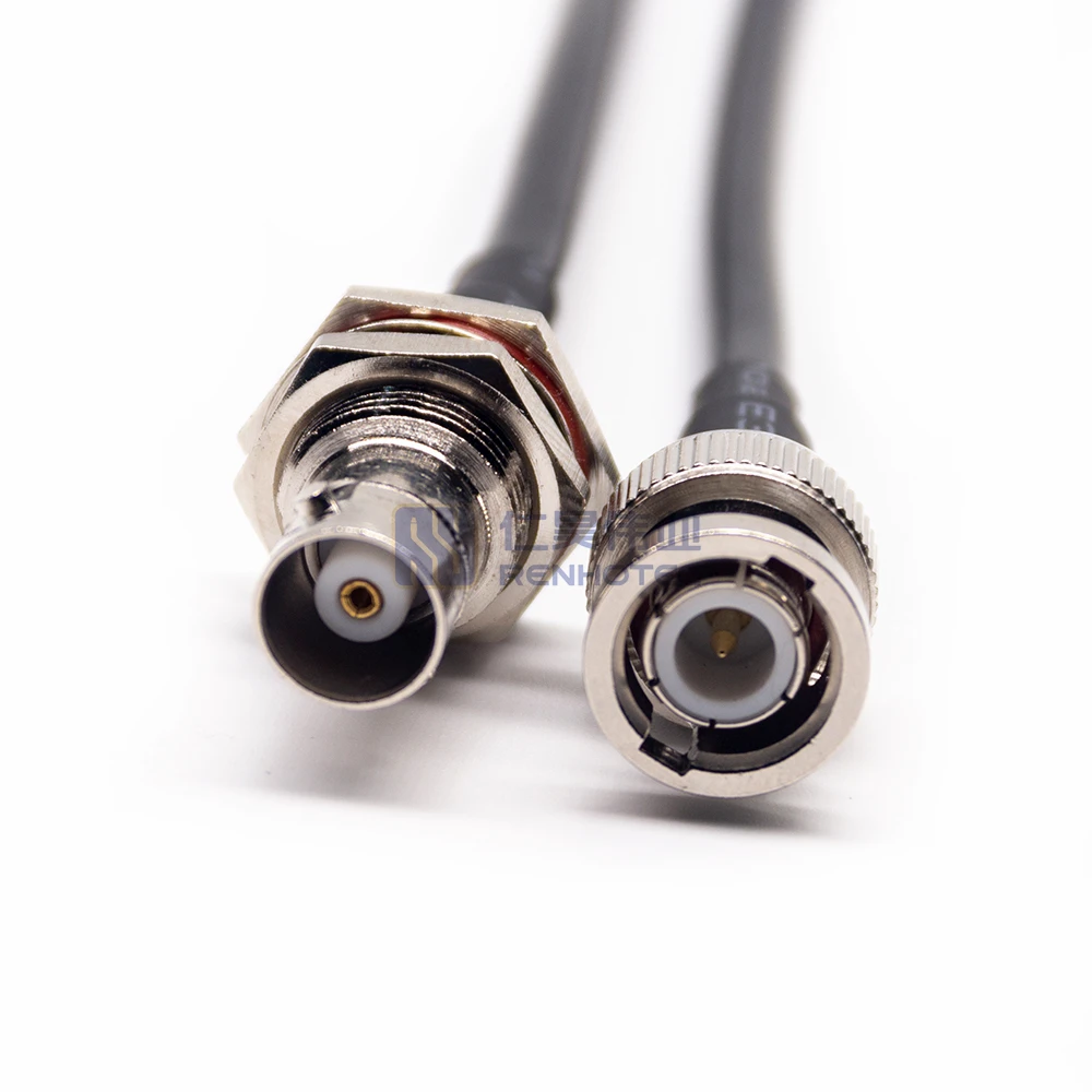 Male to Female BNC Connector Coaxial Cable RF
