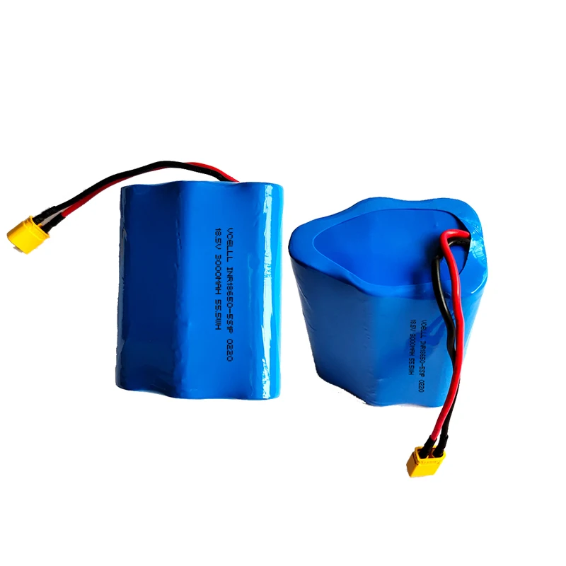 High Capacity 18650 5S1P 18V 3000mAh Lithium Battery Pack For Power tools