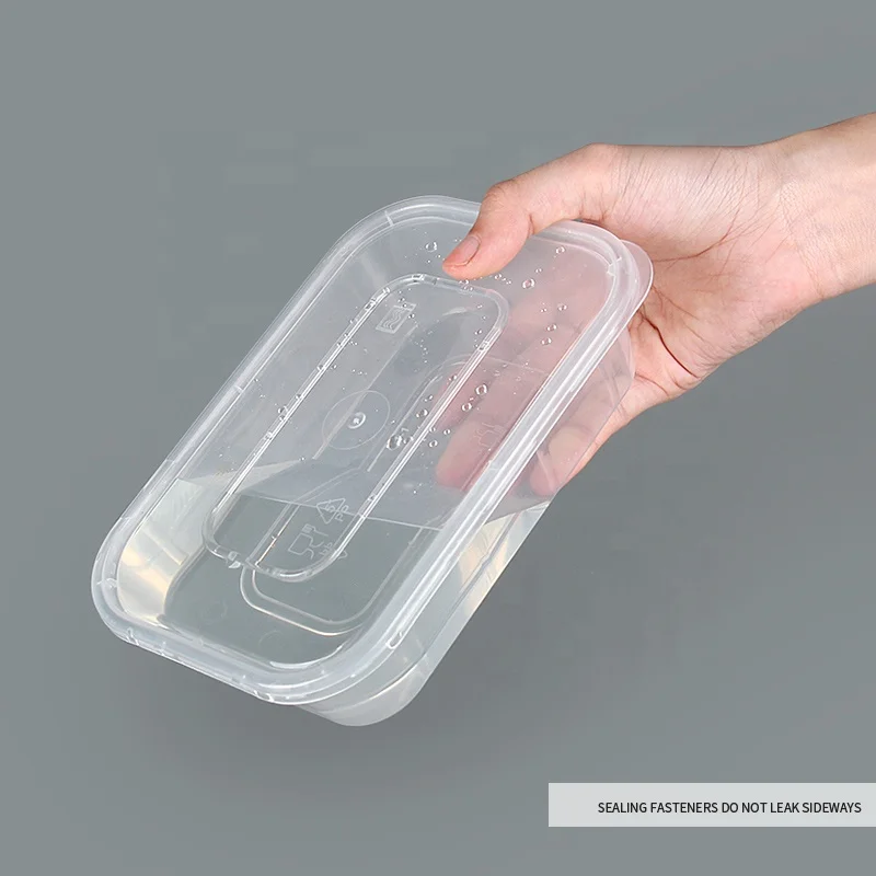 microwaveable takeaway disposable transparent plastic food container eco-friendly PP box