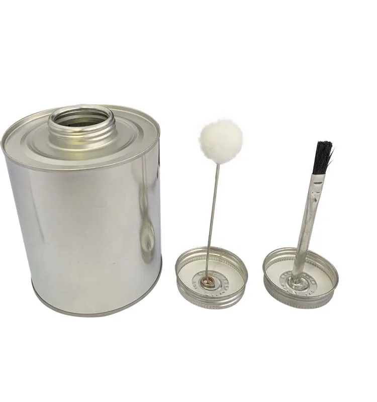 Factory Price 60 118 237 473 947ML Metal Round Tinplate Empty Tin Can With Screw Top Lid For Glue Packaging