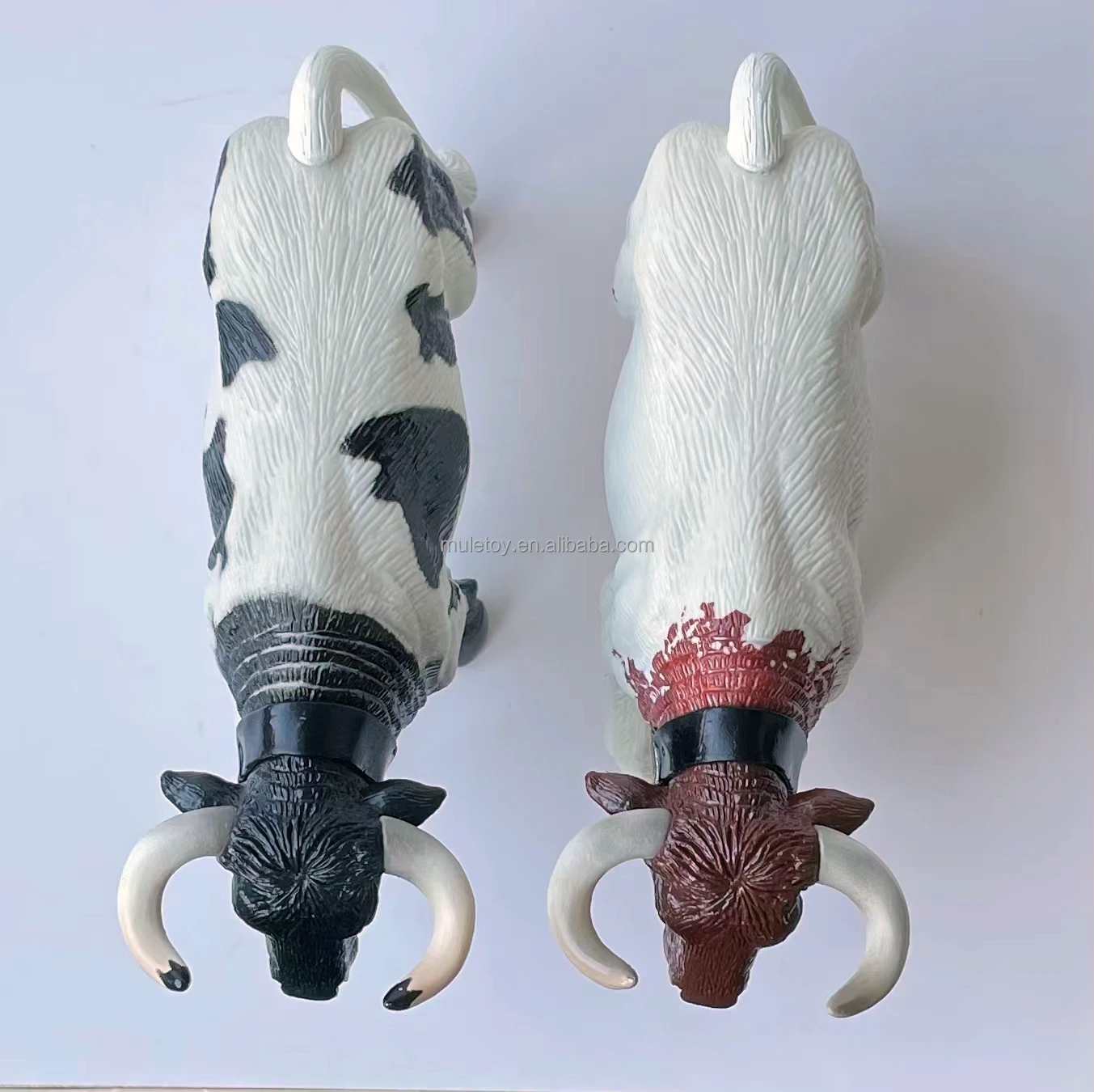 Hot Sale animals figures toys Cow/Bull Model Animal Figurines Toys for Gift