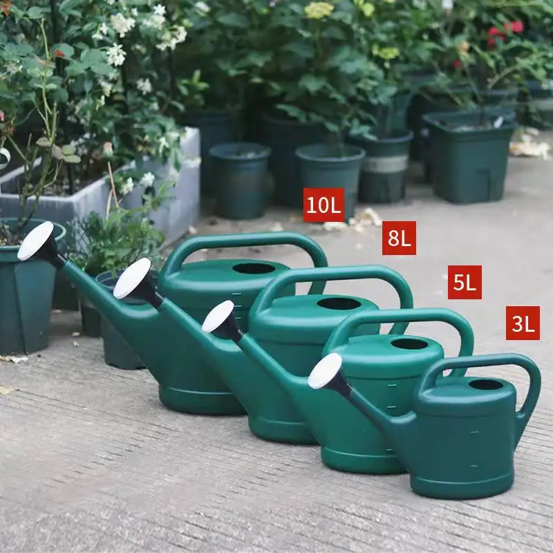 Large-capacity spray pot balcony planting vegetables long mouth shower pot watering flowers and vegetables