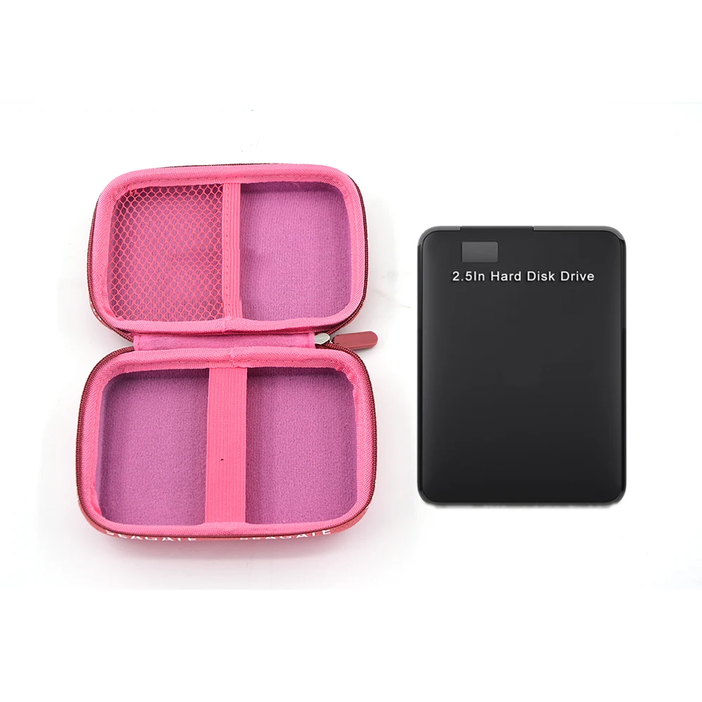 Hard Shell Custom Logo External HDD Case Protective Carrying EVA Hard Drive Case
