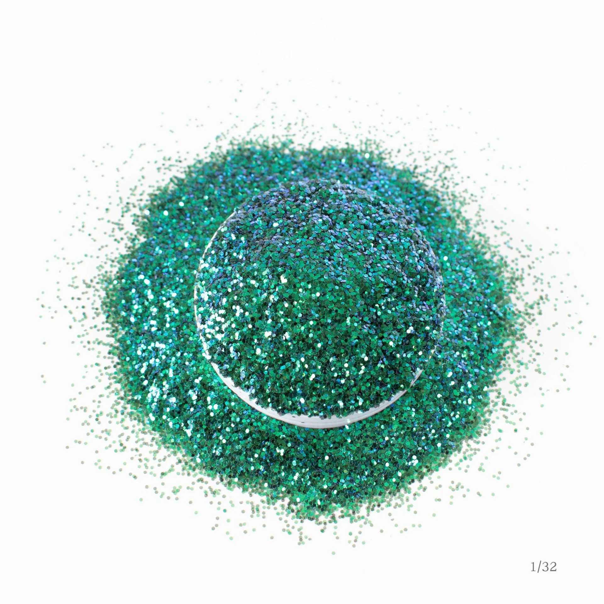 GUANHONG GLITTER  Factory Price Sale Rainbow Bulk Fine Hexagonal PET Glitter Nail Polish Glitter Powder