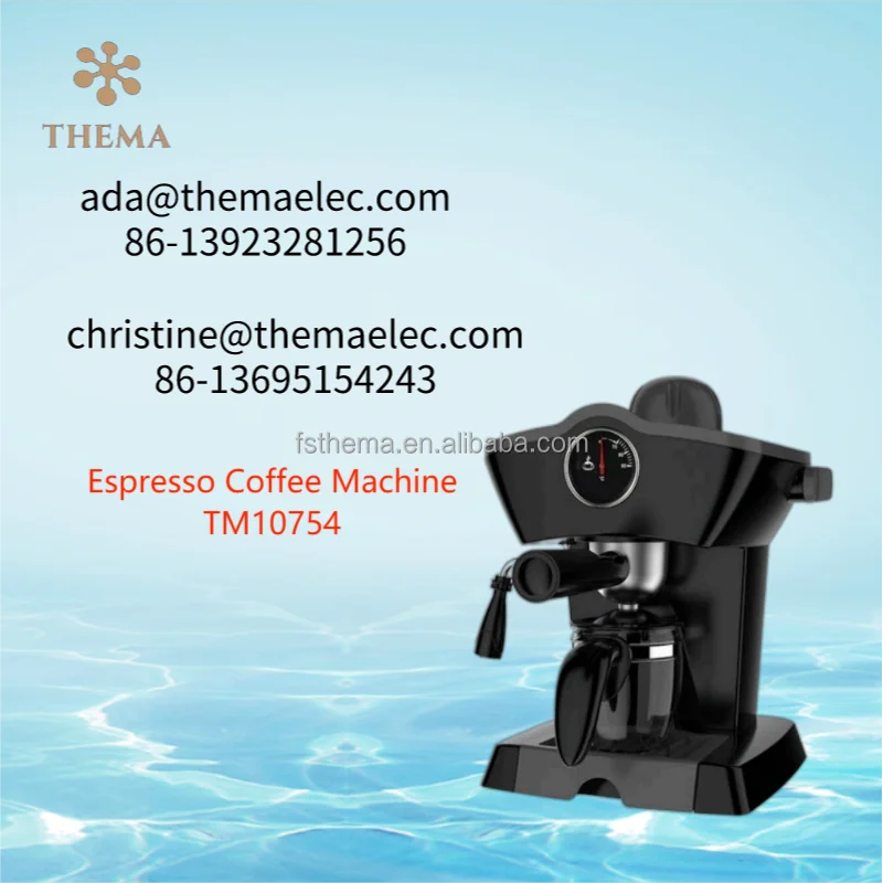 Small Mini Economical 240Ml 3.5Bar Steam Boiler Italian Coffee Pod Ground Coffee Espresso Cappuccino Coffee Machine Maker