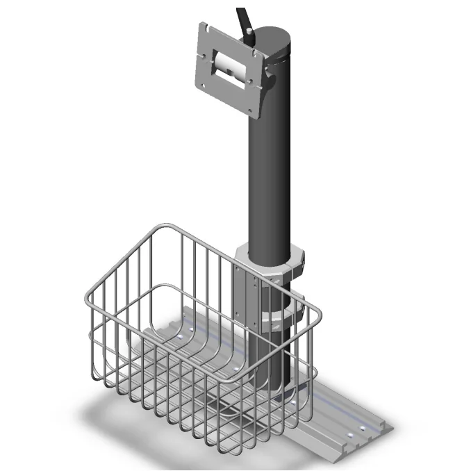 aluminium hospital medical touch monitor medical monitor custom wall mount with hooks