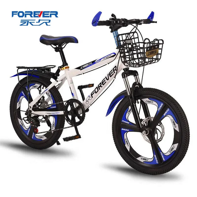 
FOREVER Newly designed Variable speed 18 inch high carbon steel student mountain bike for student or adult or children 