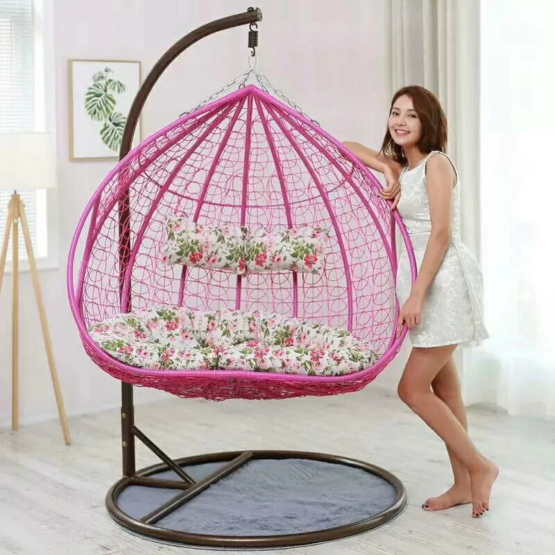 Indoor hammock rattan baby adult wicker swing egg chair for bedroom