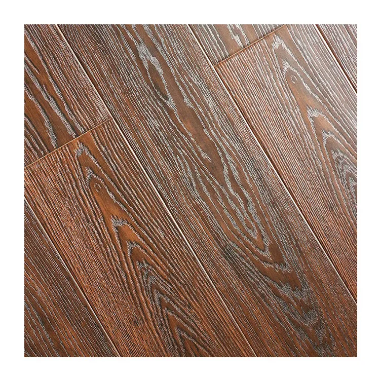 Laminate parquet 12mm HDF anti abrasion resistance V Groove laminate wood floor