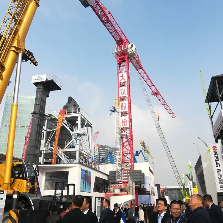 High Quality 8 Ton Large Flat-Top Tower Crane With Spare Parts