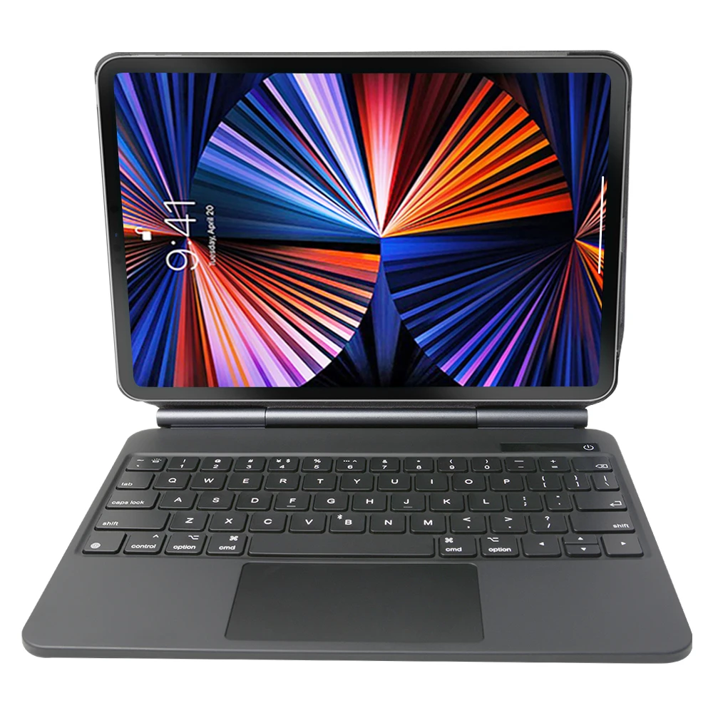 Magic Keyboard case for iPad Pro 12.9 2021 for iPad Pro 5th 4th 3rd Gen Stand Magnetic Case Touchpad Keyboard cover