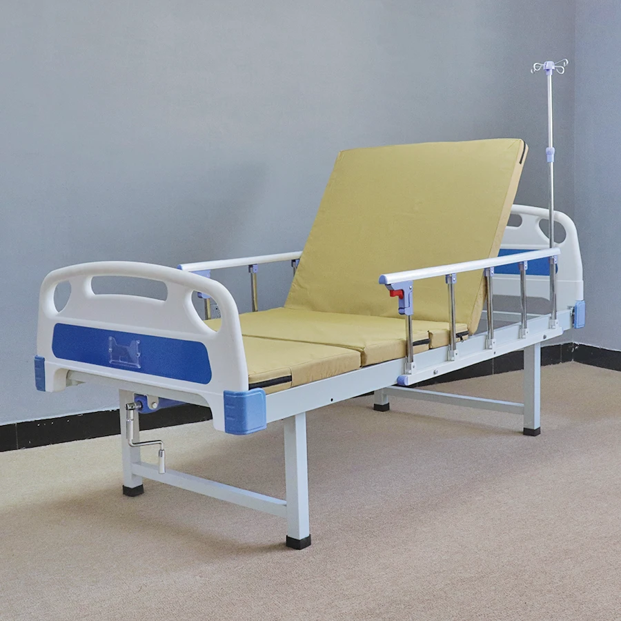Orp-BM11D Factory Price Of Manual Hospital Nursing Bed Economic Abs Hidden Mental Crank Hospital Bed