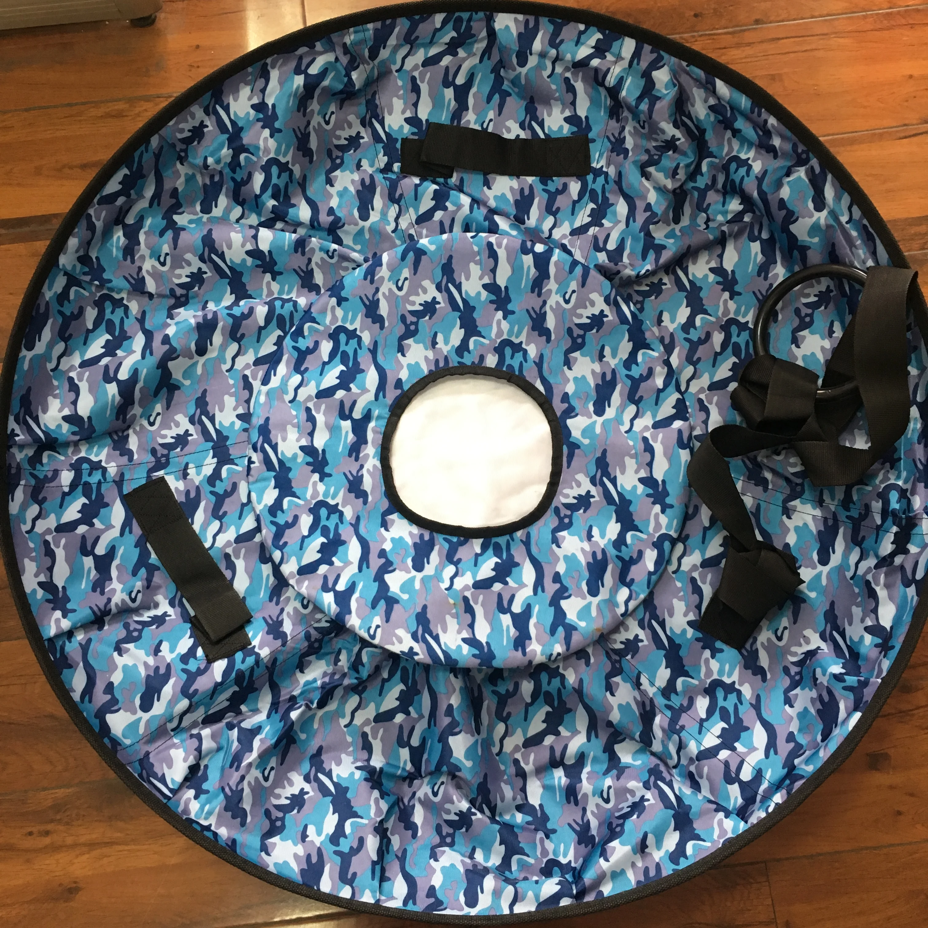 Hard Bottom Sled Snow Tube Ski Tube With Nylon Cover