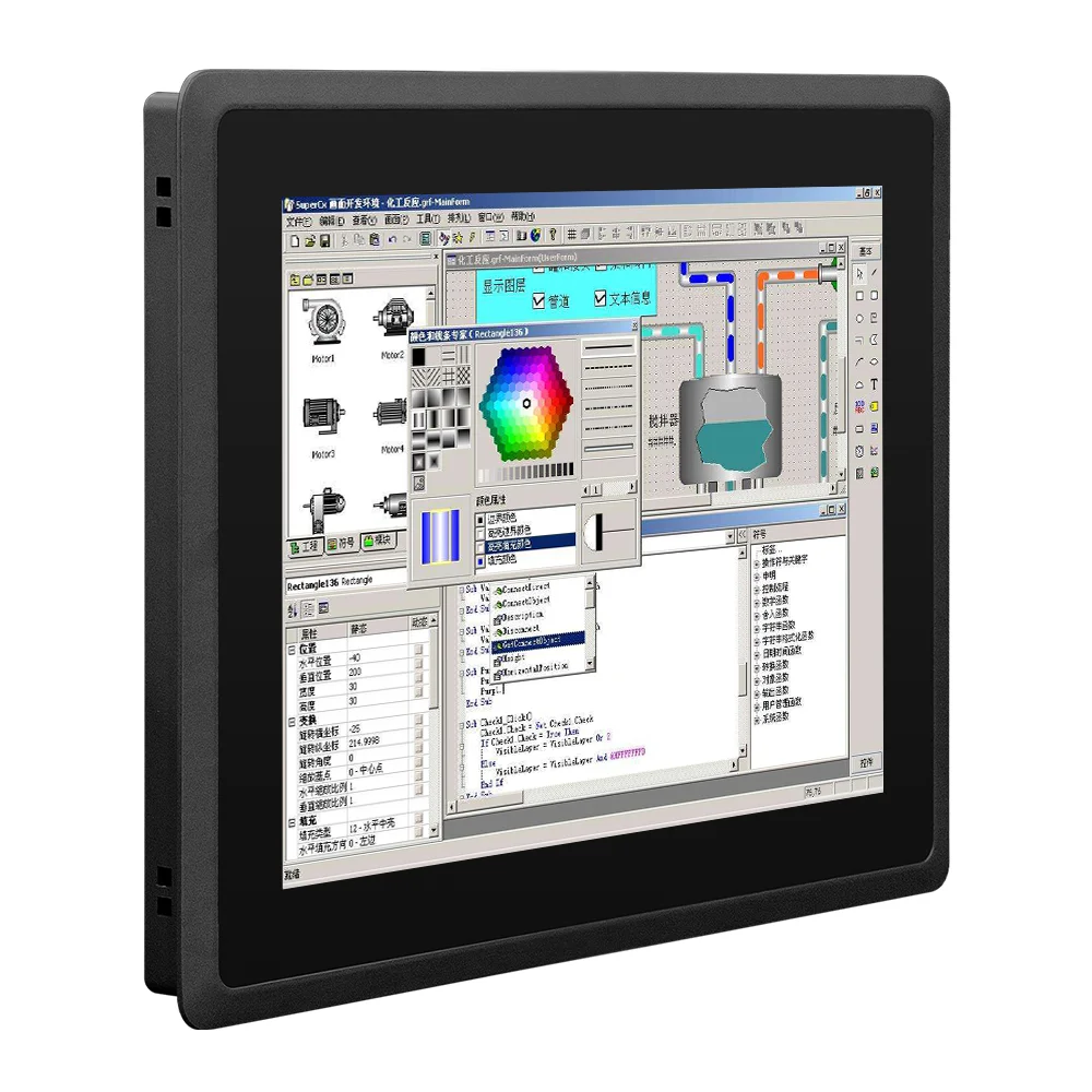 Fanless automation industrial aio VESA / wall mount / Embedded linux industrial grade computers